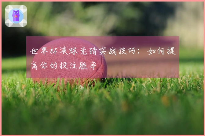 世界杯滚球竞猜实战技巧：如何提高你的投注胜率